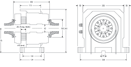 专用机夹头尺寸图