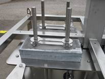 多通道沉积物柱状取样器配重平台