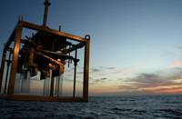 多通道沉积物柱状取样器现场照片