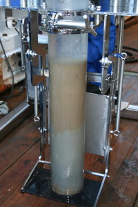 多通道沉积物柱状取样器现场照片