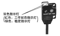 清晰易见的双色指示灯