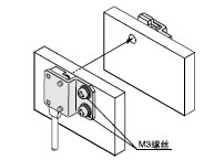 可用M3螺丝安装