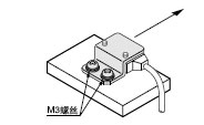 可用M3螺丝安装