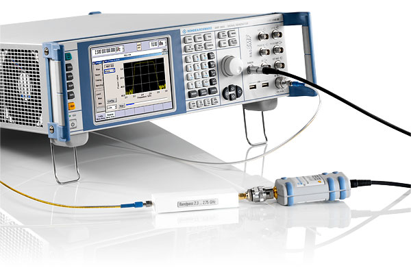 Scalar network analysis with the R&S&reg;SMF100A microwave signal generator and the R&S&reg;FSQ Signal Analyzer with the R&S&reg;FSP-B10 option installed