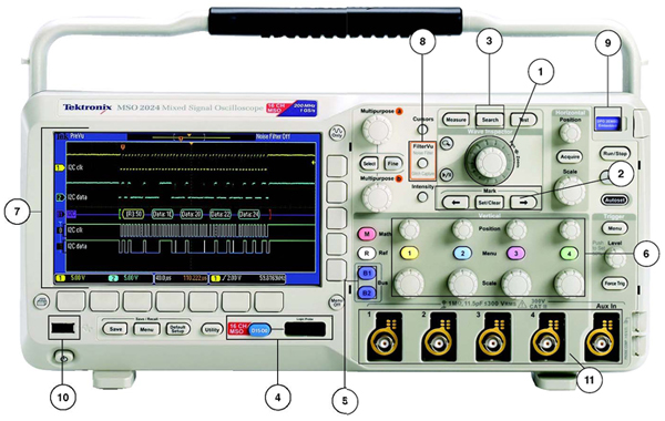 MSO2024数字荧光示波器