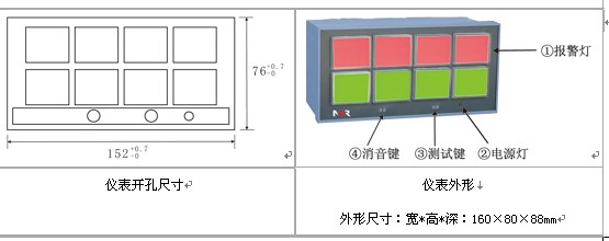NHR-5810系列八路闪光报警器