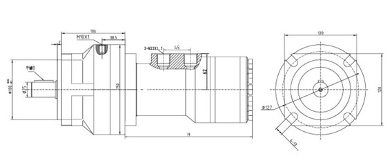 BM4制动液压马达（刹车液压马达）性能参数